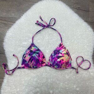 OP Ocean Pacific Push Up Bikini Top Sz M Swimsuit Summer Sexy